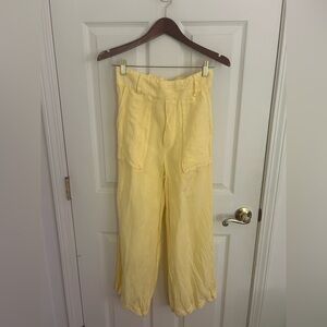 Yellow Linen Pants